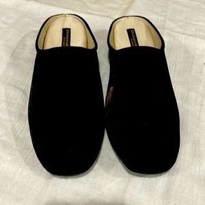Donna Karan Velvet slippers
